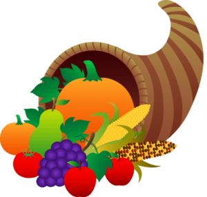 Thanksgiving cornucopia